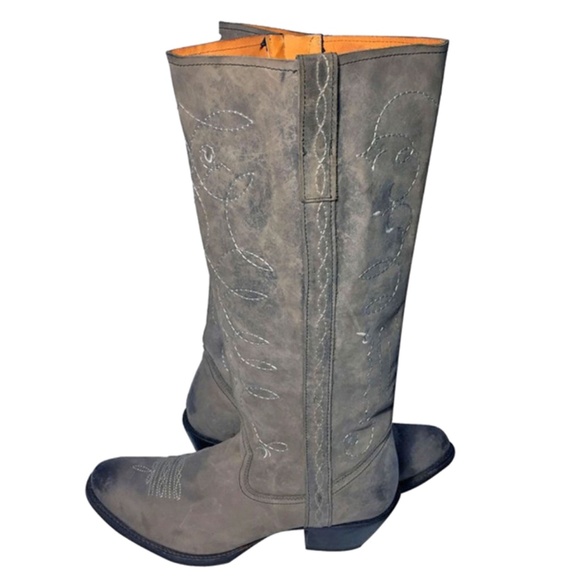 Lucchese Shoes - Charlie 1 Horse Gray Mesquite Cowgirl Boots Sz 9.5